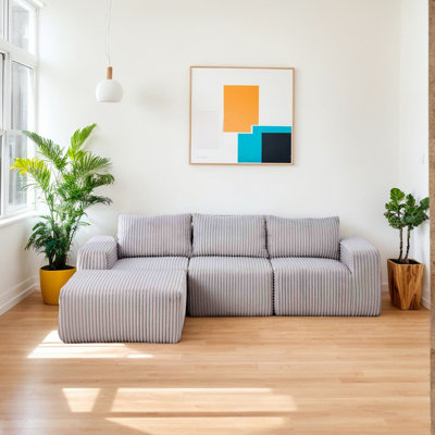 L-Shape Modular Sectional Sofa