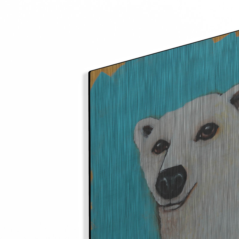 «L'ours polaire mignon» par Lucia Stewart, H 24 po x l 16 po