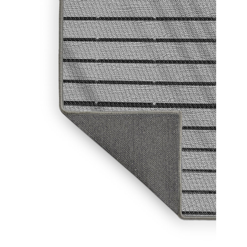 Tapis gris Power Loom, Rectangle 7 pi x 9 pi