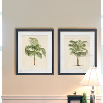 Les Palmiers II - 2 Piece Single Picture Frame Painting