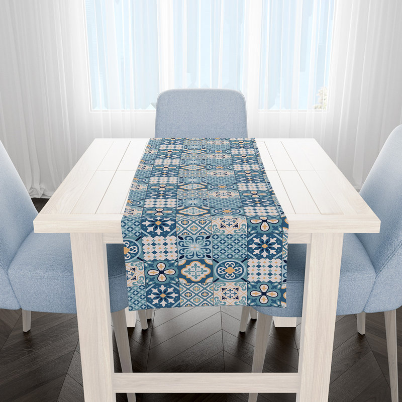 Argyle Patchwork Table Runner