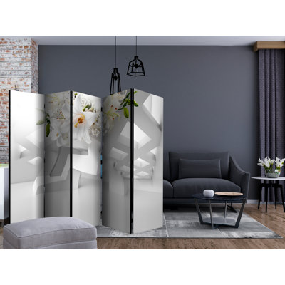 Dikran 225cm W x 172cm H 5 - Panel Folding Room Divider