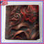 Intricate Red Floral Motif Bedding Ornate Design Bedspread Art-123423465