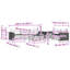 Outdoor Sofa Set 6 pcs