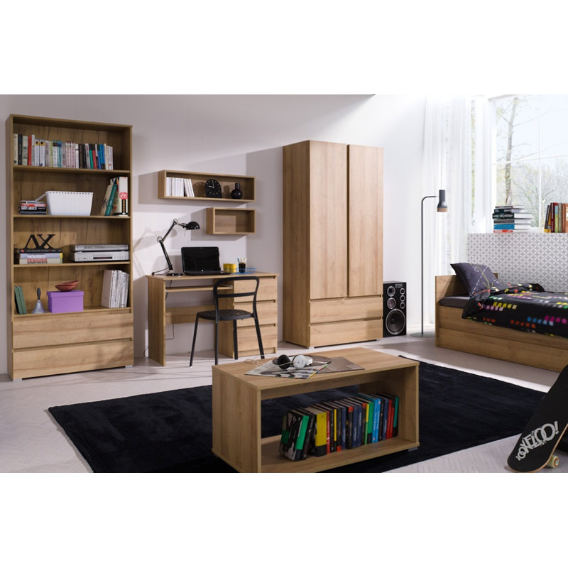 Belmar UK Small Single - DE 75 X 190 Cm Bed, Oak