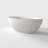 67" Freestanding Solid Surface Soaking Bathtub For Bathroom
