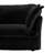 Slipcovered U-Shape 4 Seater Sectional Sofa With Reversible Ottoman And French Edge Pillows, Comfortable Deep Seat Cloud Couch, Black Corduroy-585913142-585449606