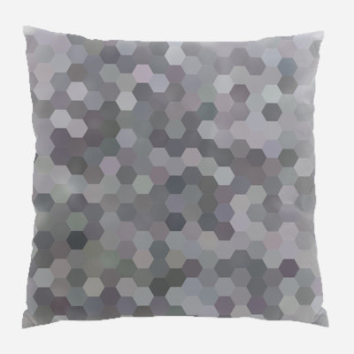 Coussin hexagonal