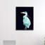 Great Blue Heron - Grand oiseau sur fond noir - impression-66797728-66797731