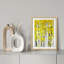 «White Yellow Birch Tree Leaf Spring Autumn Forest» sur papier-98266030-98266033