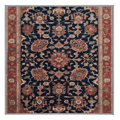 Machine Washable Persian Brown Area Rug