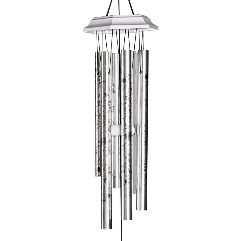 Windchime Iron Sail Angels Wings - blanc