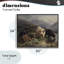 Highland Cows Beside Misty Loch, estampe numérique, design par Arlington Prints-130752783-130752786