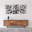 Art mural arbre en métal - Silhouette d'arbre inspiré de la nature - Tenture murale rustique de ferme - Sculpture en métal industrielle moderne - Décoration intérieure intérieure - Décoration de salon de jardin - Grande pièce d'art remarquable-1470528975
