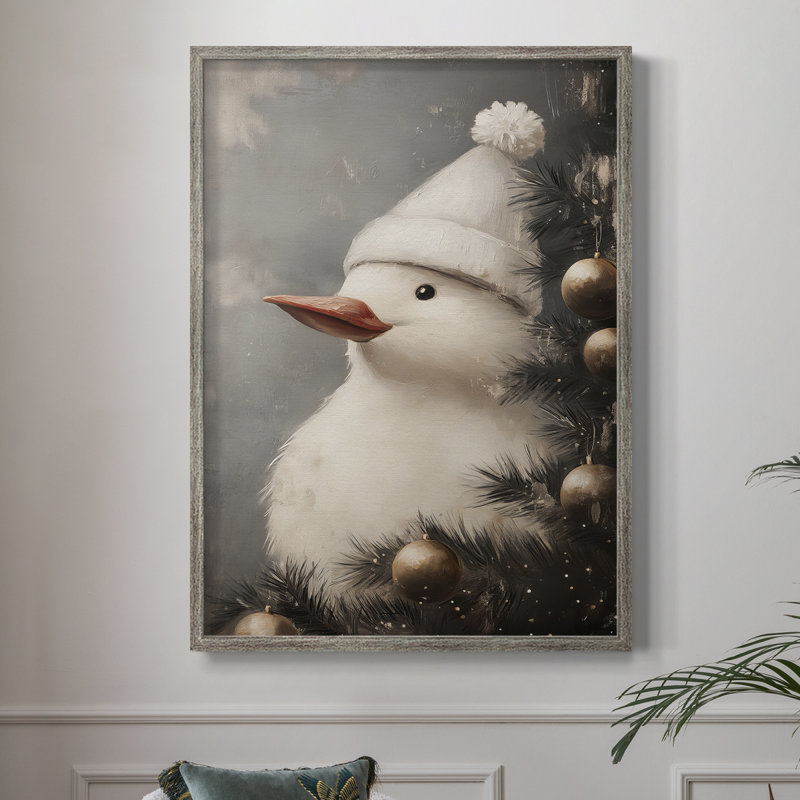 Christmas Holiday Art -Series 2-CLXXXIV Framed Print - Solid Wood, 15" H x 12" W