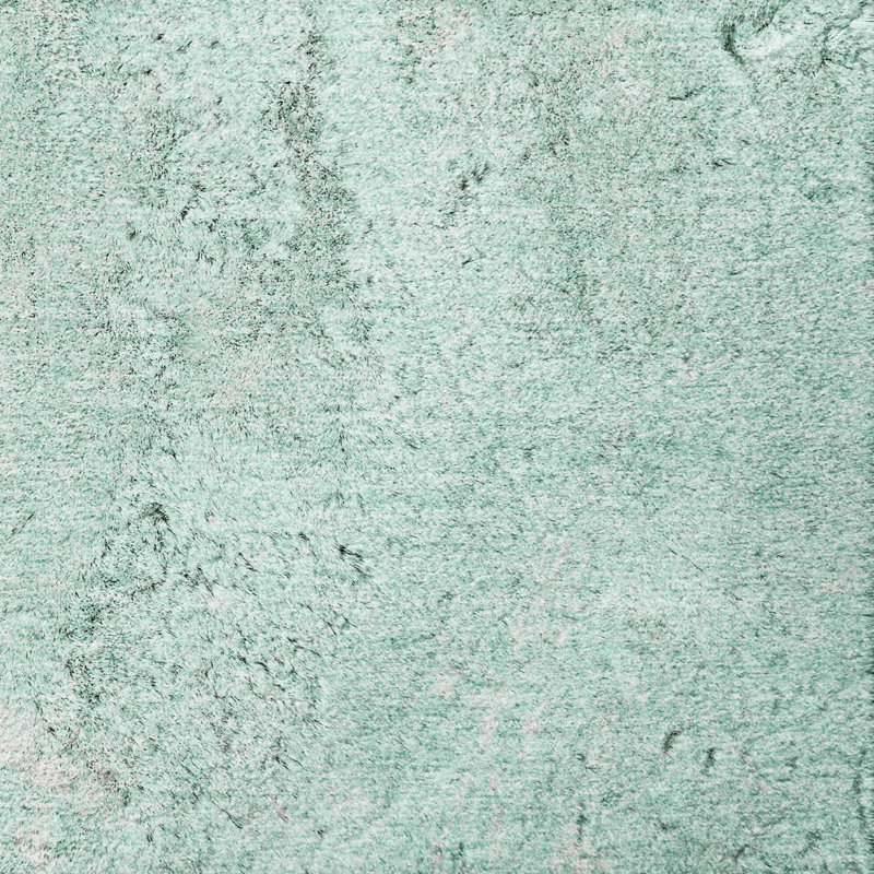 Premium Machine Washable Dream Shag ADS188 Shell Border Rug, 1'8" x 2'6", Green