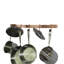 Curved Utensil Bar Handcrafted Wall Mounted Pot Rack-1768164553