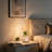 Pink Tulip Crystal Table Lamp With Usb Rechargeable Touch Dimming Light
