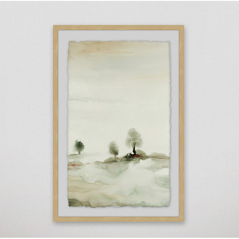 Solstice 8 - reproduction de peinture encadrée, H 12 po x l 8 po x P 1,5 po