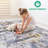 5X7 Ivory/Blue /Abstract Non-Shedding Living Room Bedroom Dining Home Office Stylish And Stain Resistant Area Rug-2116768219