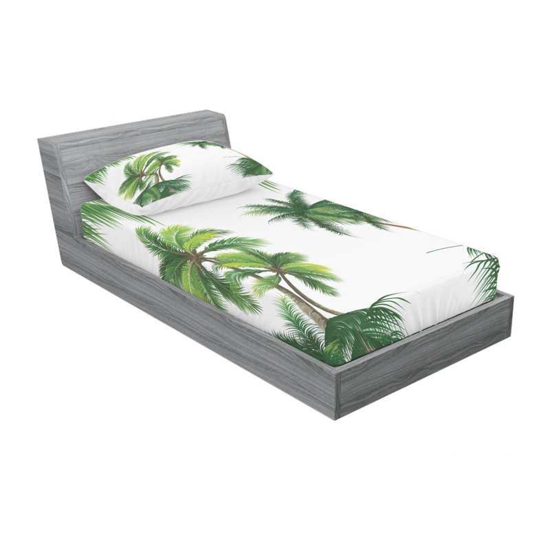 Microfiber Sheet Set, Twin Sheet Set with Fitted Sheet
