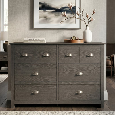 Bhure 6 Drawer 46.1'' W Double Dresser