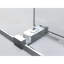 Double porte de douche coulissante avec finition - 76 po H 56 x 60 W, verre trempé de 3/8 po, l H, épaisseur, chaleur