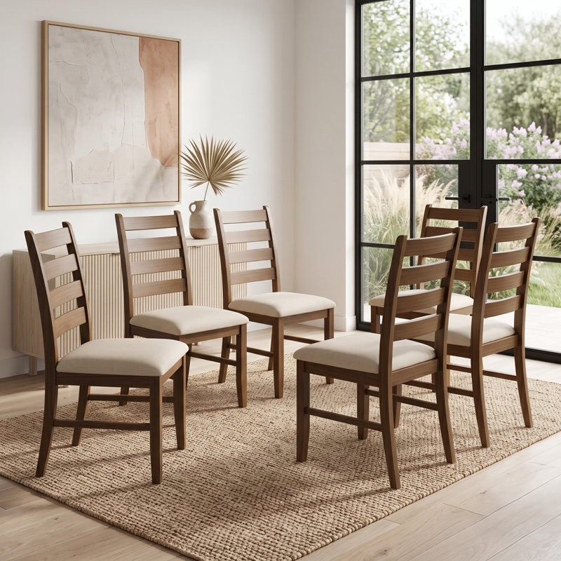 Ensemble repas pour 6 personnes Janessa, Brun