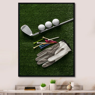 «Golf Set Swing Excellence III», reproduction sur toile