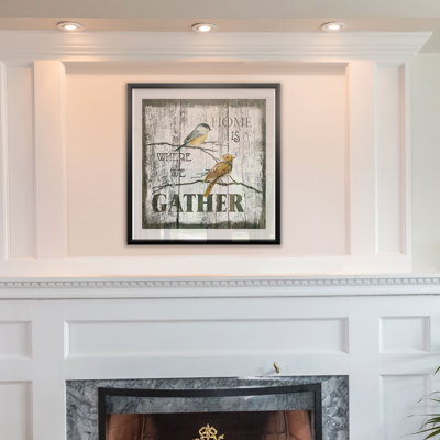 «Gather Home», reproduction de cadre photo sur papier