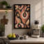 Flowing Forms Mid-Century - Wrapped Canvas-53837181-53837173