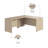 Studio C L Shaped Desk with Return-699886333-699886332