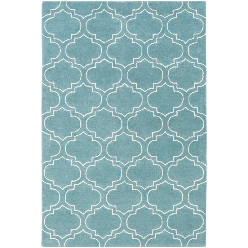 Shandi Wool Geometric Indoor Rug, Round 8'