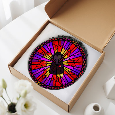 Panneau de vitrail 12 "H Vampire Radiance