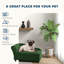Lit pour chien avec rangement caché, petit canapé pour chien avec mousse souple, canapé-lit pour chien-783869595