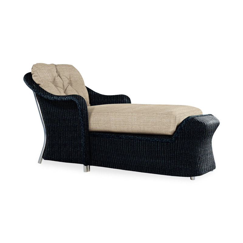 Reflections Outdoor Chaise Lounge, Sailcloth Salt, Mink