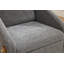 Upholstered Accent Armchair With Wood Accent Base-126573417