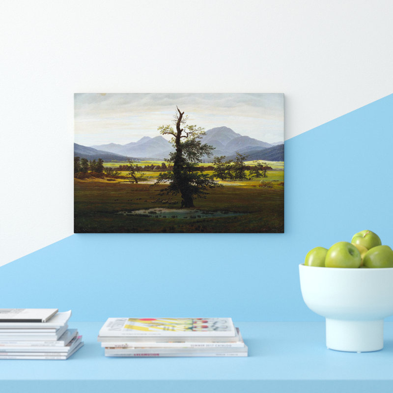 Friedrich Caspar David - Wrapped Canvas Painting, 40cm H x 60cm W