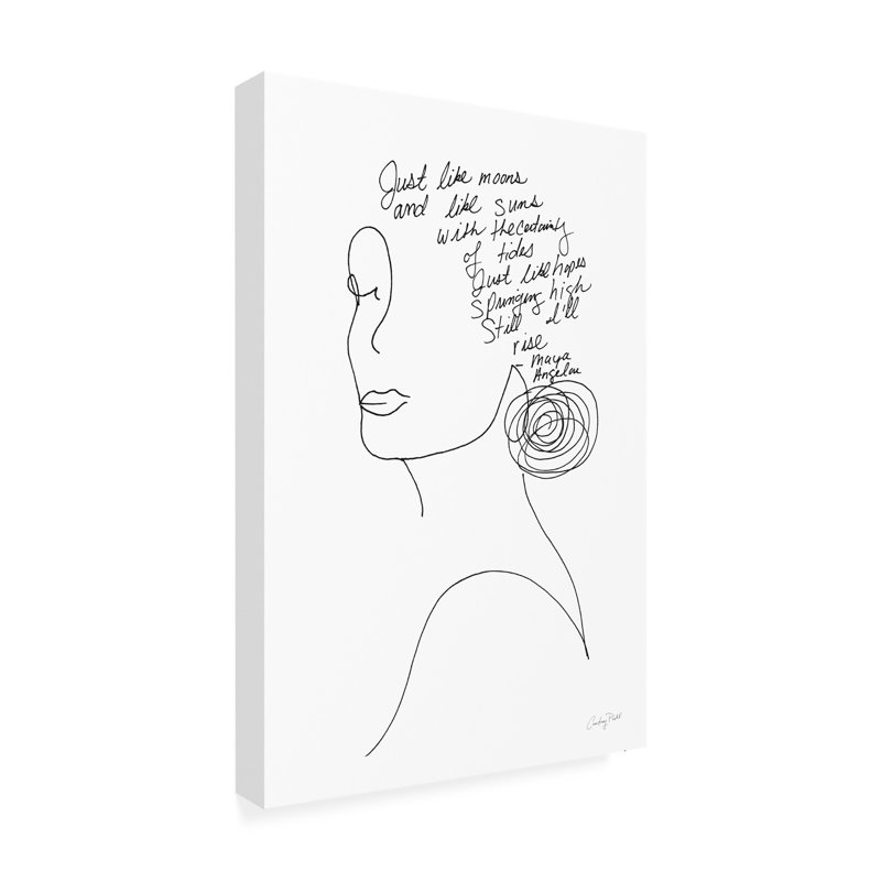 Art sur toile «Still I Will Rise» par Courtney Prahl, H 47 po x l 30 po