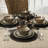 Gourmet Basics by Mikasa Anastasia 16-Piece Stoneware Dinnerware Set, Service for 4