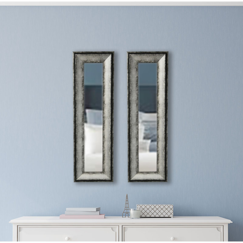 Almeda Flat Wall Mirror, 40.5" H x 16.5" W