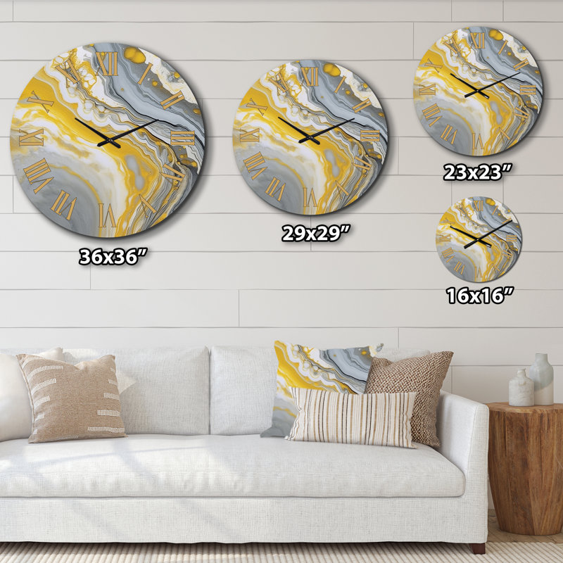 Metal Wall Clock, Medium