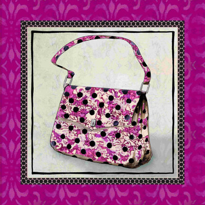 " Pink Pattern Purse "