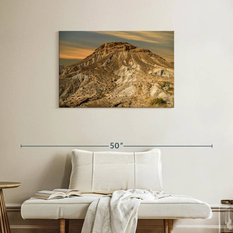 Alvord Tabernas, montagne du désert, H 24 po x l 36 po
