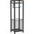Narrow Side Toilet Paper Holder With Storage Rack – Freestanding Bathroom Roll Organizer For Small Spaces & Extra Tissue Storage
