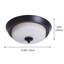 Plafonnier rond simple 2 lumières Darryus