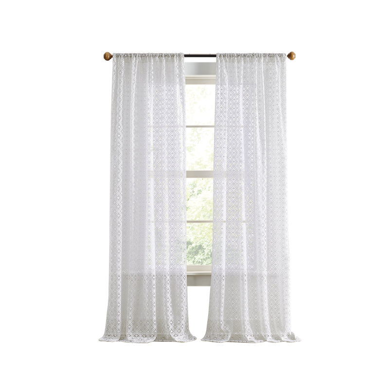 Dentelle blanche Canterbury, L 50 po x L 95 po