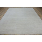 Contemporary, Textures Collection One-of-a-Kind Rectangle 12'1" X 14'11" Hand Knotted Area Rug
