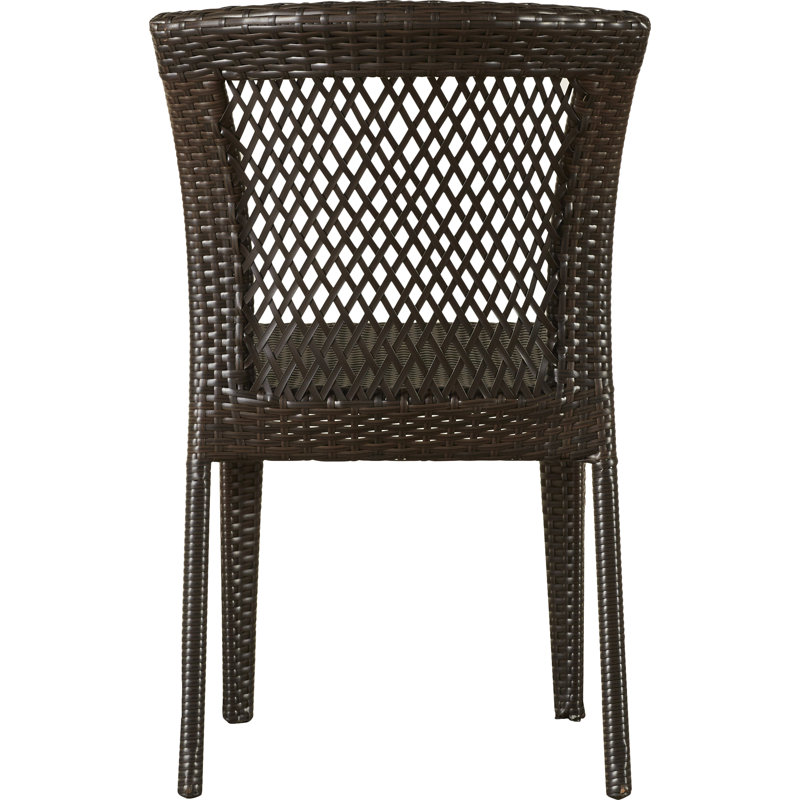 Aonna 6 - Person Wicker Patio Dining Set with Rectangular Table