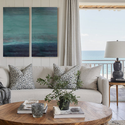 " Oversized Abstract " 2 Piece Art Graphic Art Set
